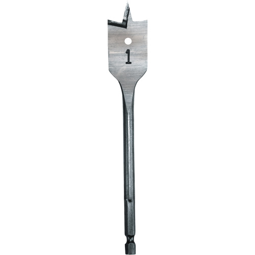 M&egrave;che plate, Diam&egrave;tre de 1", Tige 1/4" hex, Longeur de 6" PB Rental Co. Ltd.