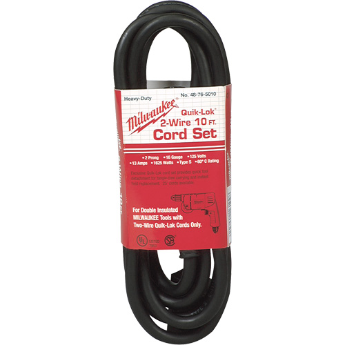 2-Wire Quik-Lok&reg; Cord PB Rental Co. Ltd.