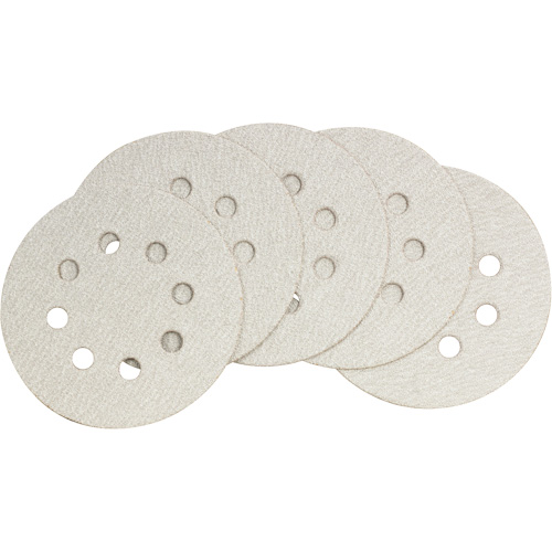 Papier abrasif pour ponceuse orbitale al&eacute;atoire – paquet de 50, dia 5", Grain 60 PB Rental Co. Ltd.