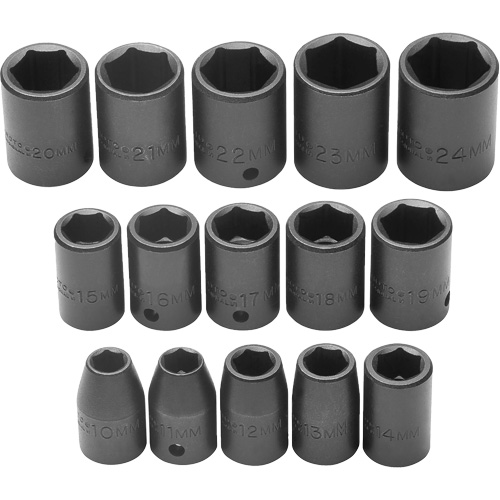 Socket Set, Impact, 1/2" Drive, 6 Points PB Rental Co. Ltd.