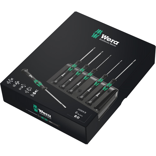 Jeu de tournevis s&eacute;rie Micro avec support, 6 mcx PB Rental Co. Ltd.