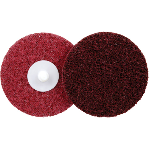 Disque de conditionnement de surface &agrave; remplacement rapide Standard Abrasives, 3" dia., Grain Moyen, Oxyde d'aluminium PB Rental Co. Ltd.