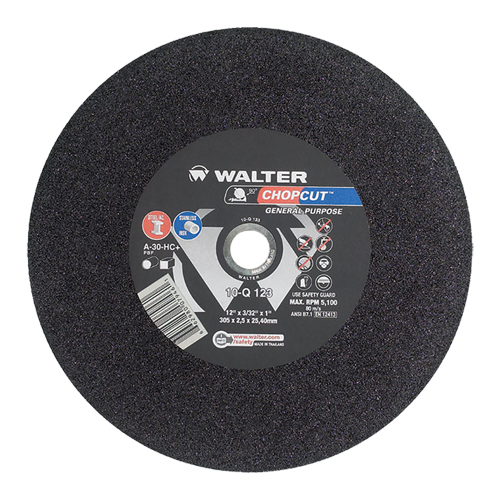 Chopcut Chop Saw Cut-Off Wheel, 12" x 3/32", 1" Arbor, Type 1, Aluminum Oxide, 5200 RPM PB Rental Co. Ltd.