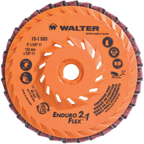 Enduro-Flex 2-in-1 Flap Disc, 5" x 5/8"-11, 80 Grit, Ceramic PB Rental Co. Ltd.