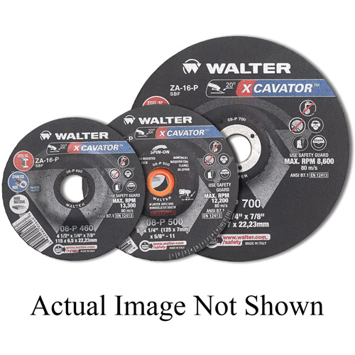 XCAVATOR Grinding Wheel, 4-1/2" x 1/4", 5/8"-11 Arbor, Zirconium, Type 27 PB Rental Co. Ltd.