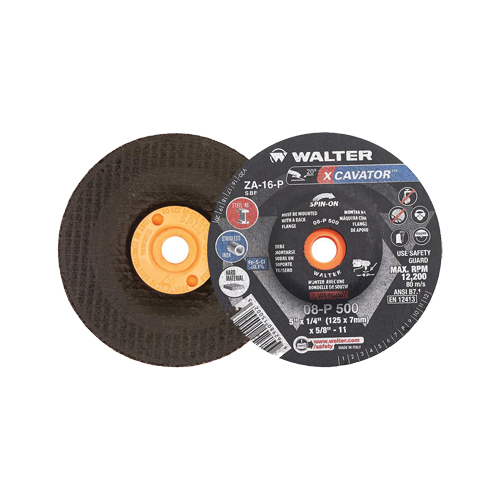 XCAVATOR Grinding Wheel, 5" x 1/4", 5/8"-11 Arbor, Zirconium, Type 27/27S PB Rental Co. Ltd.