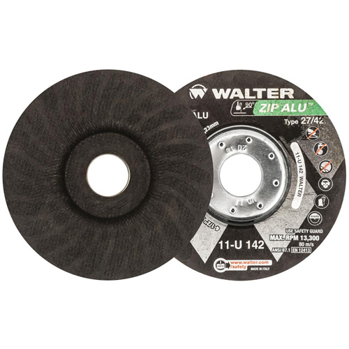Zip Alu Cut-Off Wheel, 4-1/2" x 3/64", 7/8" Arbor, Type 27, Aluminum Oxide, 13300 RPM PB Rental Co. Ltd.