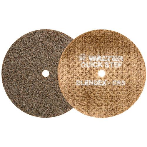 Disque de pr&eacute;paration de surface QUICK-STEP BLENDEX, 5" dia., Grain Cors&eacute;, Oxyde d'aluminium PB Rental Co. Ltd.