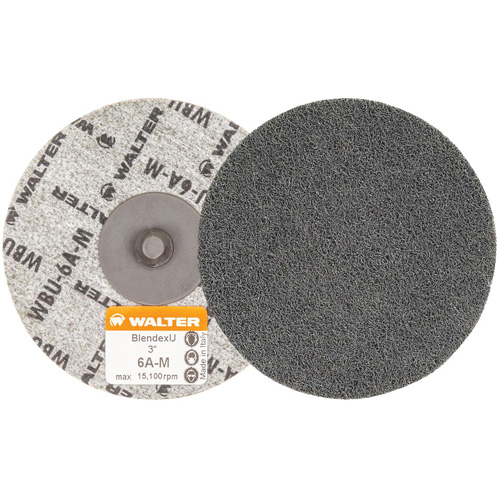 Disques Twist Blendex U, 3" dia., Grain Moyen, Oxyde d'aluminium PB Rental Co. Ltd.