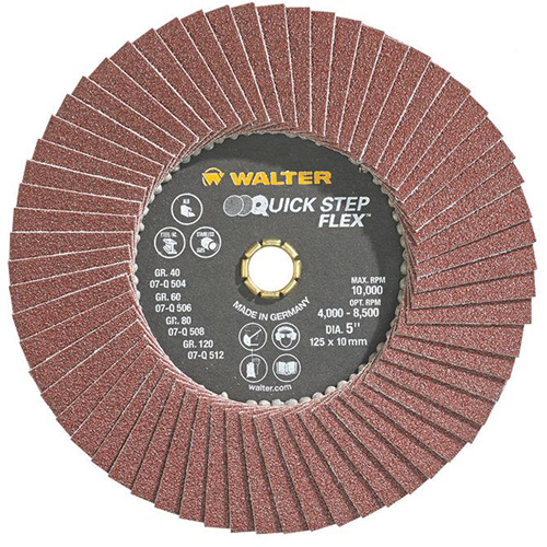 QUICK-STEP FLEX, 5" x Type 29, Grain 80, Oxyde d'aluminium PB Rental Co. Ltd.