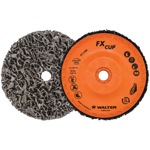 FX Cleaning Cup Disc, 5" Dia., Aluminum Oxide PB Rental Co. Ltd.