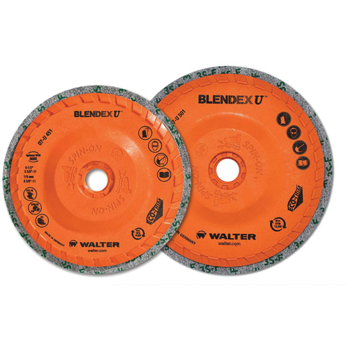 Blendex U Finishing Cup Disc, 4-1/2" Dia., Fine Grit, Silicon Carbide PB Rental Co. Ltd.