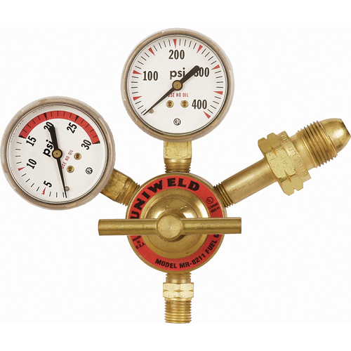Light-Duty Single Stage Regulator, Acetylene, CGA510 Inlet PB Rental Co. Ltd.
