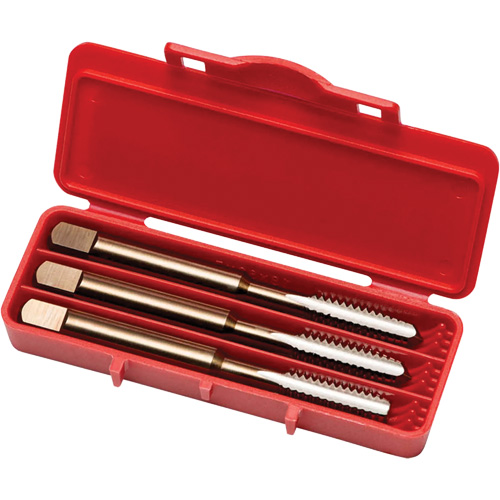 Jeu de tarauds &agrave; main pour usage g&eacute;n&eacute;ral, Acier rapide, Filet 1/2"-13 PB Rental Co. Ltd.