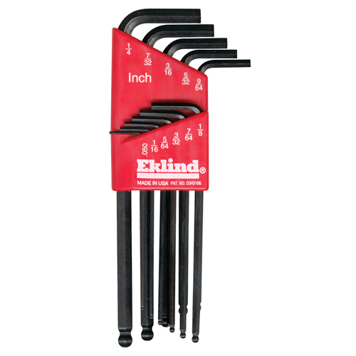 Balldrive Hex Key, Hex End, 1/8" x 3.8" L, L Shape PB Rental Co. Ltd.
