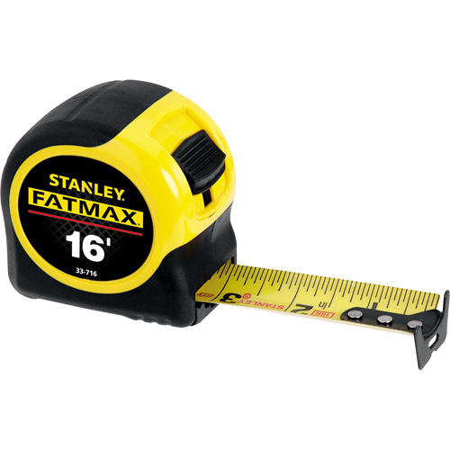 Ruban &agrave; mesurer FatMax, 1-1/4" x 16', Marques de goujon  PB Rental Co. Ltd.