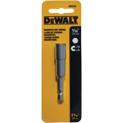 Nut Driver, 5/16" Tip, 1/4" Drive, 2-9/16" L, Magnetic PB Rental Co. Ltd.