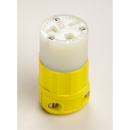 2-Pole 3-Wire Grounding Straight Blade Connector, 5-20P, Nylon PB Rental Co. Ltd.