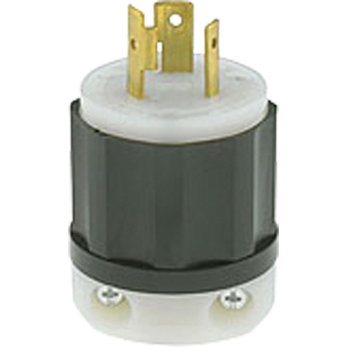 2-Pole 3-Wire Grounding Locking Plug, Nylon, 20 Amps, 250 V, L6-20P PB Rental Co. Ltd.