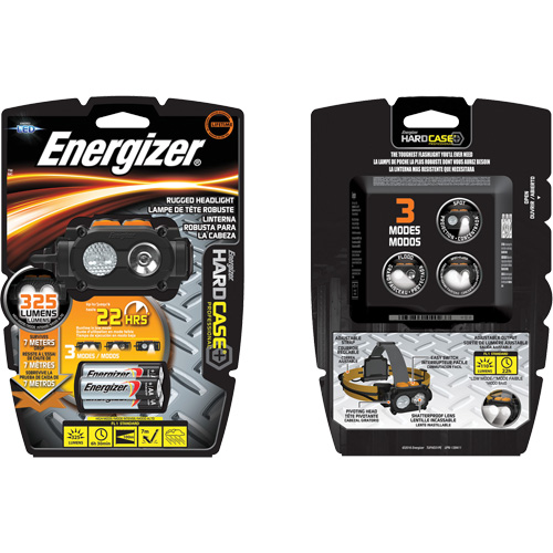 Hardcase Rugged Headlamp, LED, 325 Lumens, 6.5 Hrs. Run Time, AA Batteries PB Rental Co. Ltd.