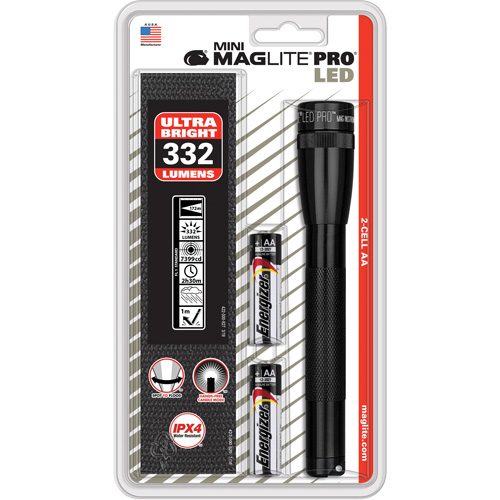 Mini&reg; PRO Flashlight, LED, 332 Lumens, AA Batteries PB Rental Co. Ltd.