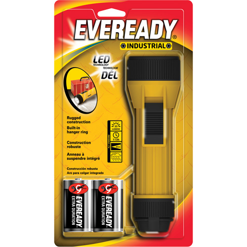 Eveready&reg; Industrial Economy Flashlight, LED, 35 Lumens, D Batteries PB Rental Co. Ltd.
