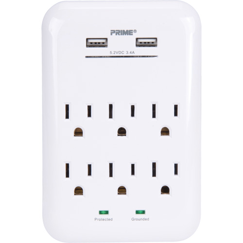 Prime&reg; USB Charger with Surge Protector PB Rental Co. Ltd.