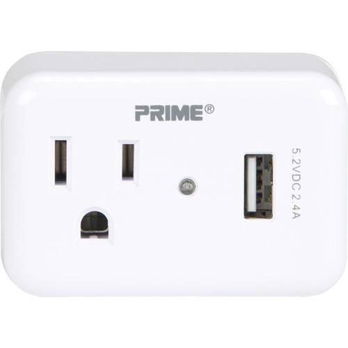 Prime&reg; USB Charger with Surge Protector PB Rental Co. Ltd.