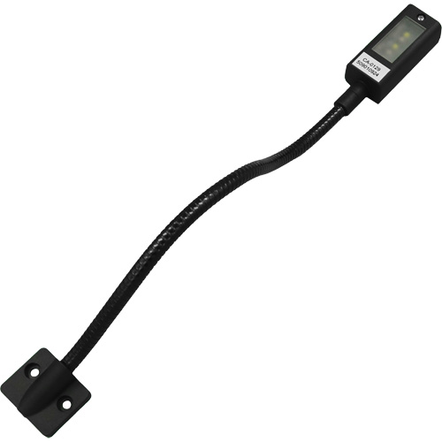LED Gooseneck Maplight, 1 W, LED, 12" Neck, Black PB Rental Co. Ltd.