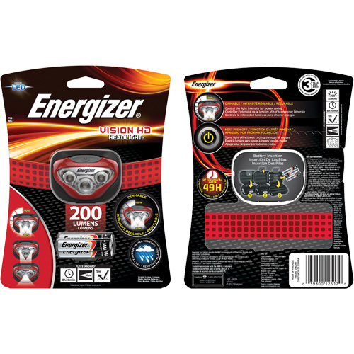 Vision Headlight, LED, 200 Lumens, 8.5 Hrs. Run Time, AAA Batteries PB Rental Co. Ltd.