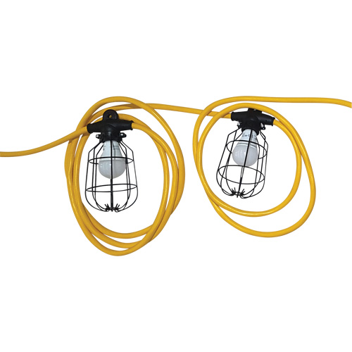 LED Stringlights, 10 Lights, 1200" L, Metal Housing PB Rental Co. Ltd.