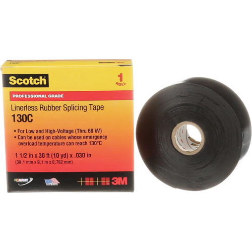 Ruban d'&eacute;pissure en caoutchouc sans doublure Scotch, 38 mm (1-1/2") " la, 9 m (30') " lo PB Rental Co. Ltd.