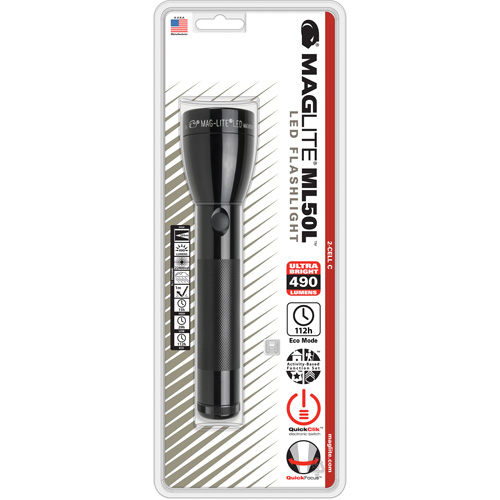 Lampe de poche, DEL, 490 lumens, Piles C PB Rental Co. Ltd.