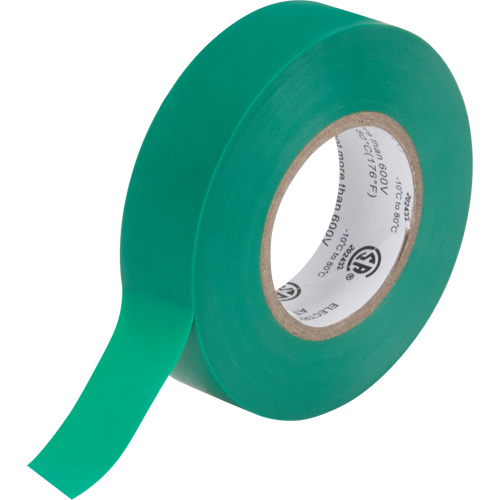Electrical Tape, 19 mm (3/4") x 18 M (60'), Green, 7 mils PB Rental Co. Ltd.