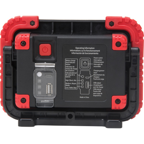 Portable Work Light, LED, 10 W, 1000 Lumens, Plastic Housing PB Rental Co. Ltd.