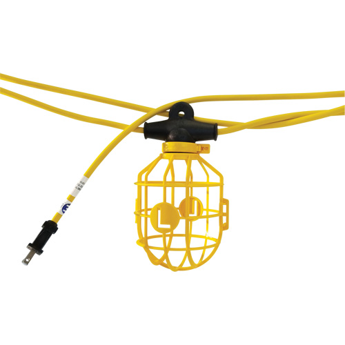 Heavy-Duty Moulded Stringlights, 5 Lights, 600" L, Plastic Housing PB Rental Co. Ltd.