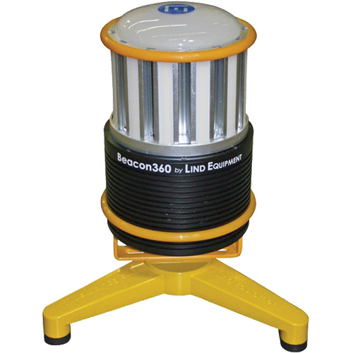 Lampe de travail portative Beacon360 GO avec support au sol, DEL, 45 W, 6000 lumens, Boîtier en Aluminium PB Rental Co. Ltd.