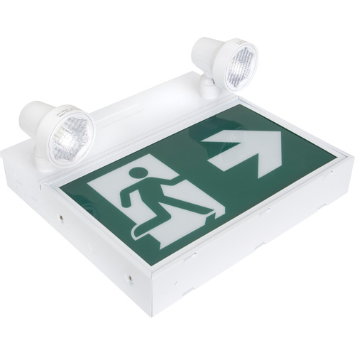 Running Man Sign with Security Lights, LED, Battery Operated/Hardwired, 12-1/10" L x 11" W, Pictogram PB Rental Co. Ltd.