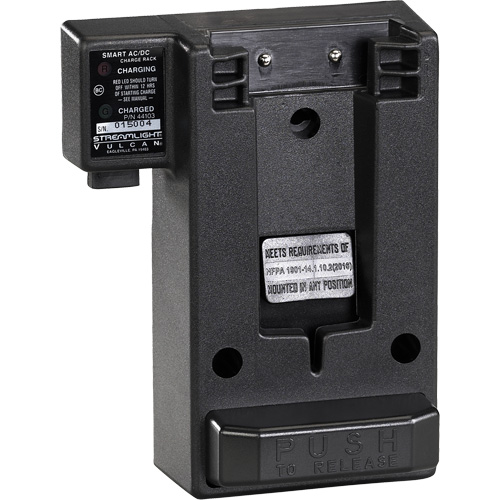 Support de recharge CA/CC intelligent pour les lampes de poche de la s&eacute;rie Vulcan PB Rental Co. Ltd.