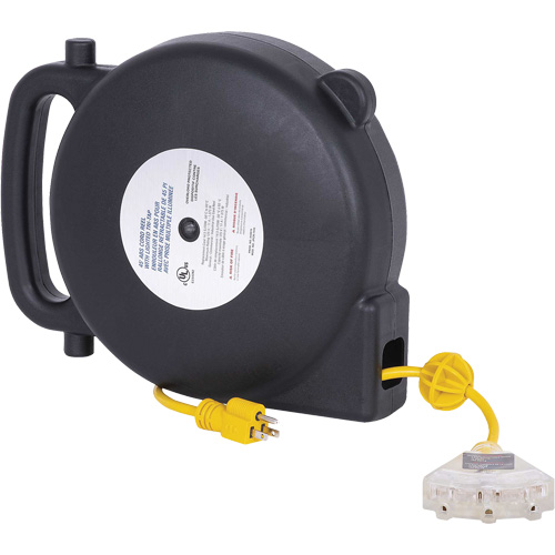 JPCR-1450 ABS Extension Cord Reel, Indoor/Outdoor, SJTW, 14 AWG, 13 A, 45' PB Rental Co. Ltd.