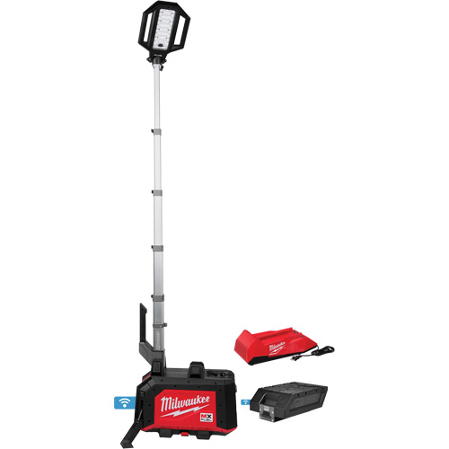 MX FUEL ROCKET Dual Power Compact Tower Light, LED, 15000 Lumens PB Rental Co. Ltd.