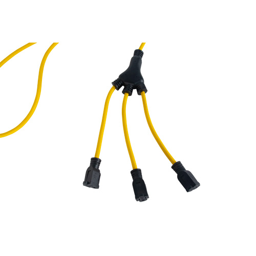 Adaptateur d'alimentation de style W, Ext&eacute;rieur, STOW, AWG 12/3, 15 A, 3 prise(s), 2' PB Rental Co. Ltd.