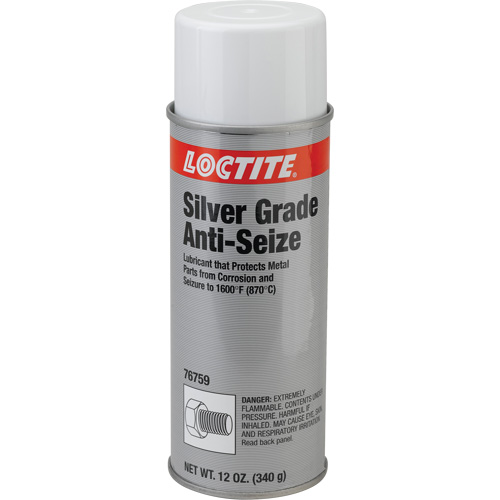 Silver Grade Anti-Seize, Aerosol Can, 1600°F (871°C) Max. Temp. PB Rental Co. Ltd.