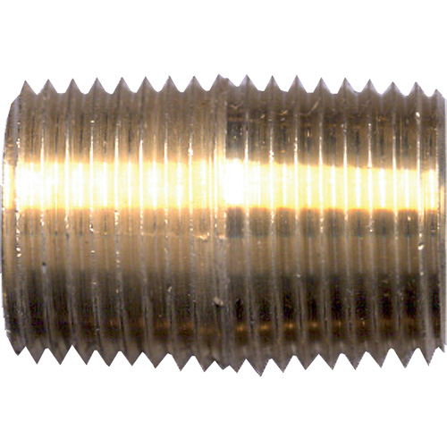 Close Nipple, Brass, 1/4", NPT PB Rental Co. Ltd.