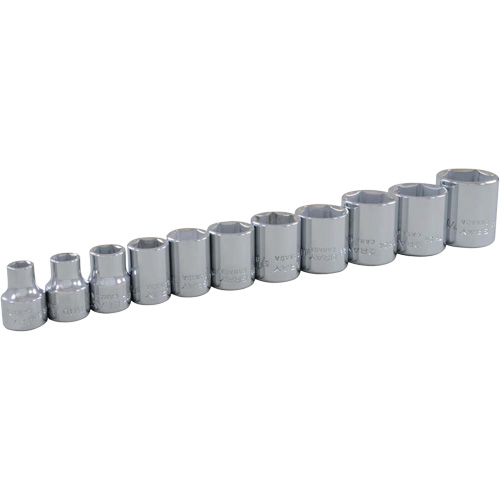 Jeu de douilles SAE, 11 Mcx, Prise de 3/8" PB Rental Co. Ltd.