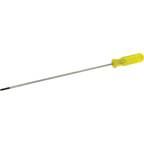 Tournevis &agrave; fente d'&eacute;lectricien, Tige de 3/16", Ronde, 15-1/2" lo, Prise en Plastique PB Rental Co. Ltd.