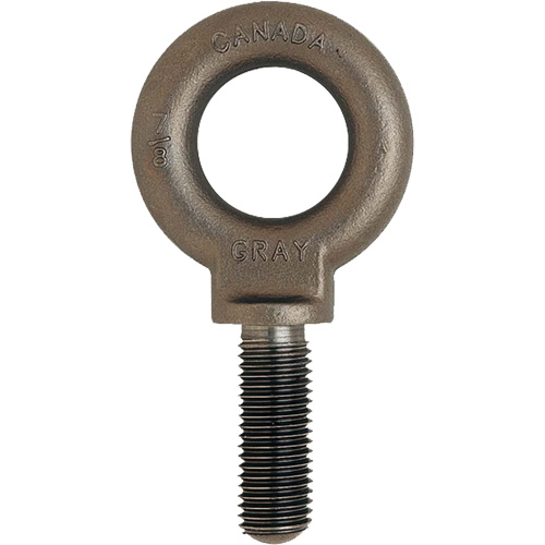 Eye Bolt, 3/4" Dia., 1" L, Uncoated Natural Finish, 650 lbs. (0.325 tons) Capacity PB Rental Co. Ltd.