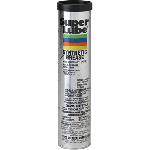 Graisse synth&eacute;tique Super Lube a/PFTE, 400 g, Cartouche PB Rental Co. Ltd.