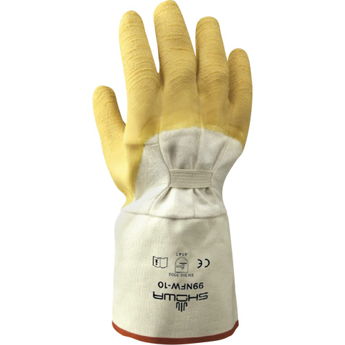 Gants robustes 99NFW, 10/Grand, R&ecirc;vetement Latex de caoutchouc, Enveloppe en Coton PB Rental Co. Ltd.