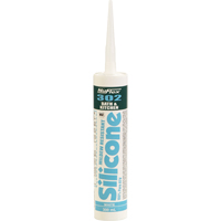 NuFlex&reg; 302 Bath And Kitchen Silicone Sealant, 300 ml, Cartridge, Clear PB Rental Co. Ltd.